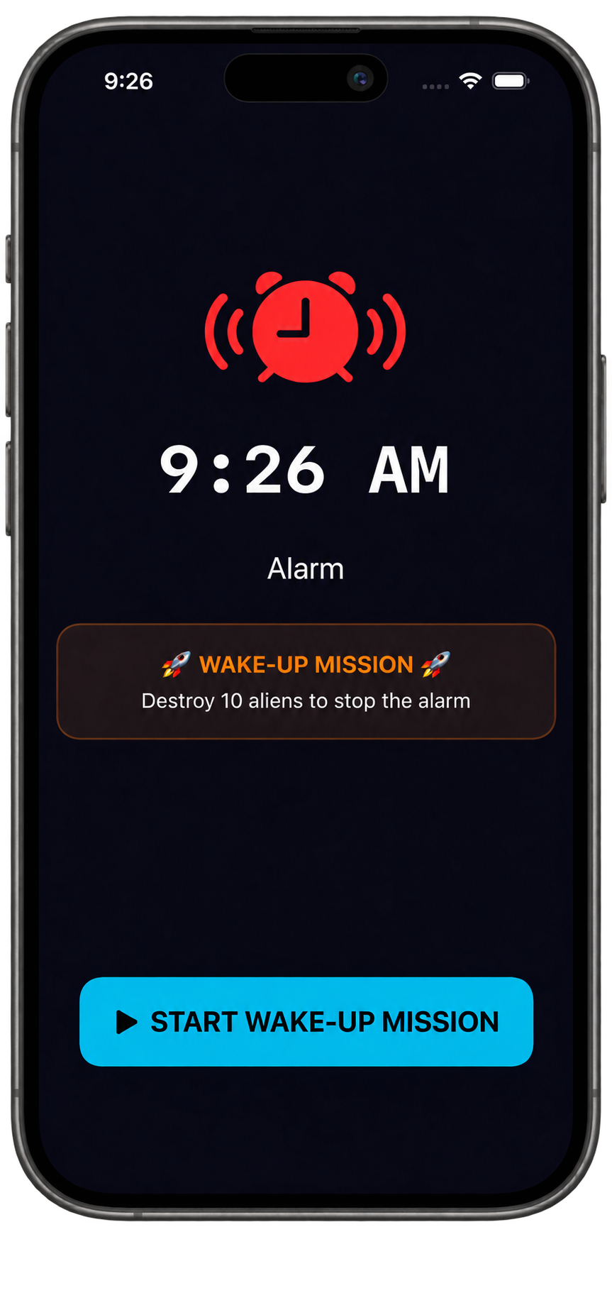AlarmPlay gameplay alarm screen